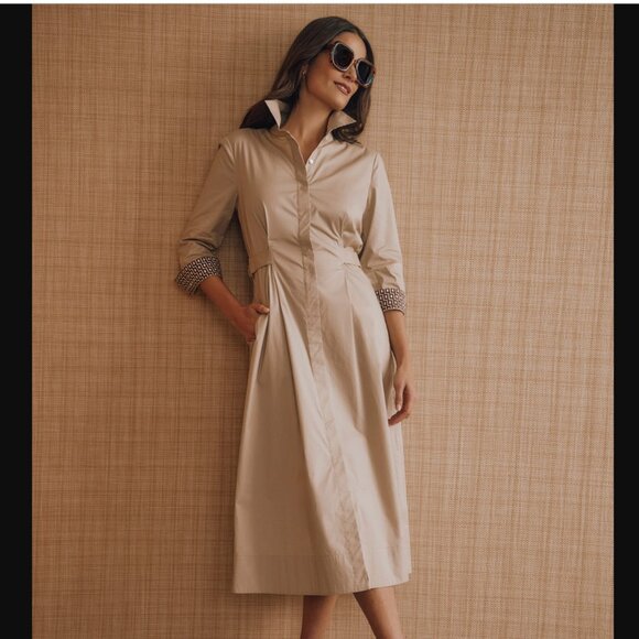 J.McLaughlin Minae Dress  in Size XS Color Sand.  NWT! - Picture 1 of 4